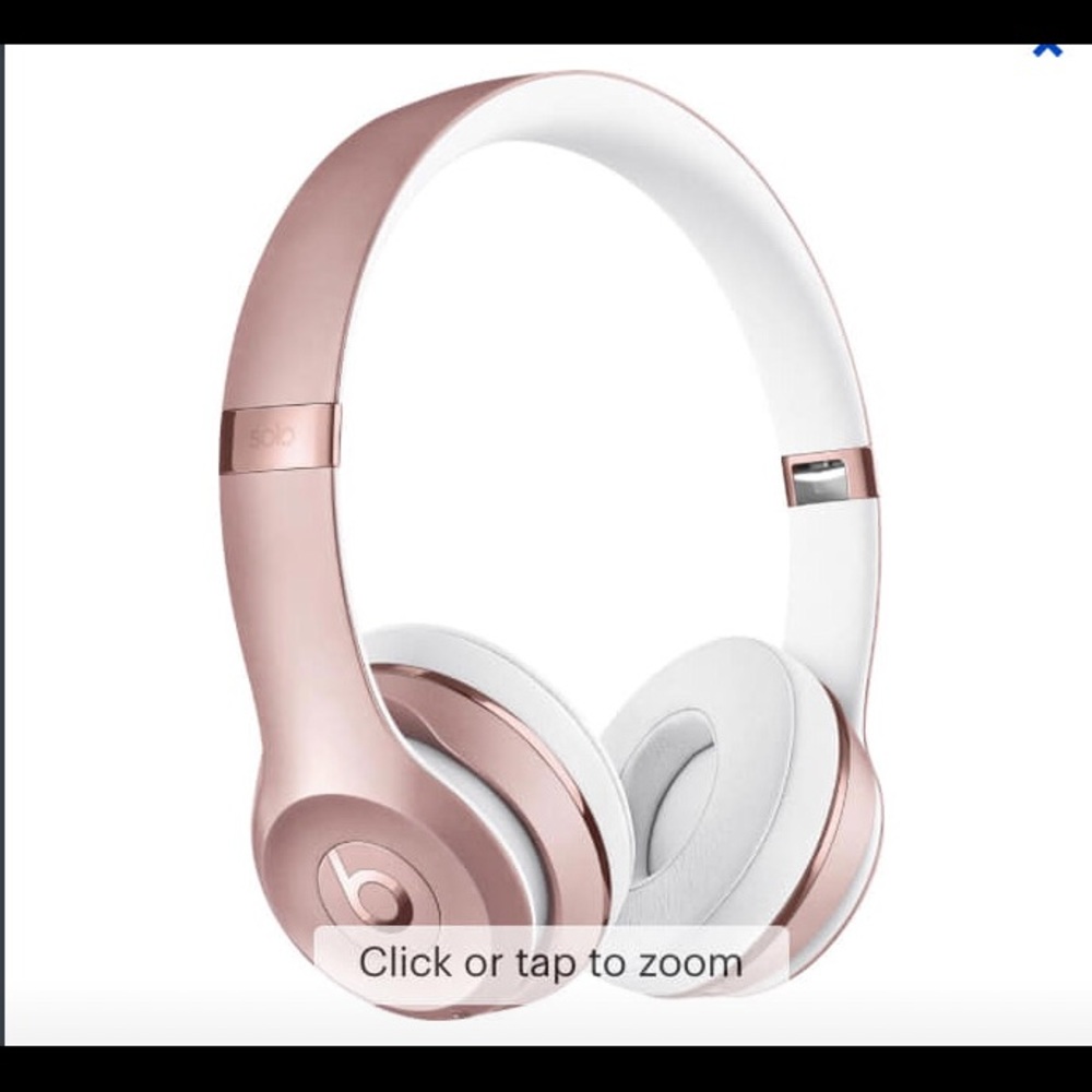 Rose Gold Wireless Beats